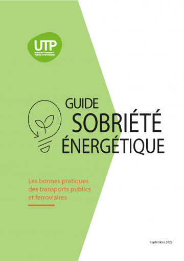 Guide Sobriété Energétique : les bonnes pratiques des transports publics et ferroviaires
